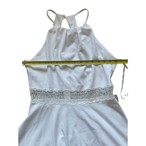 B. Darlin Womens/Teen Fit and Flare Halter Layer Dress Size 13/14 Prom Hoco - Picture 4 of 7